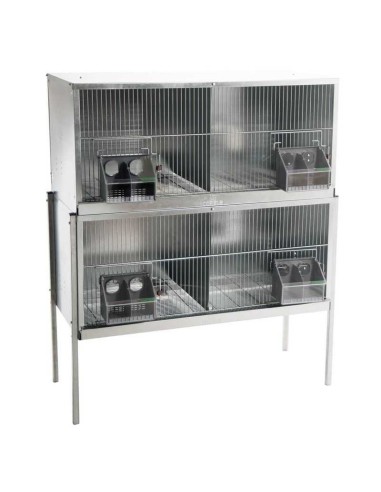JAULA PELECHERO PARA PALOMAS 4 DEPARTAMENTOS...