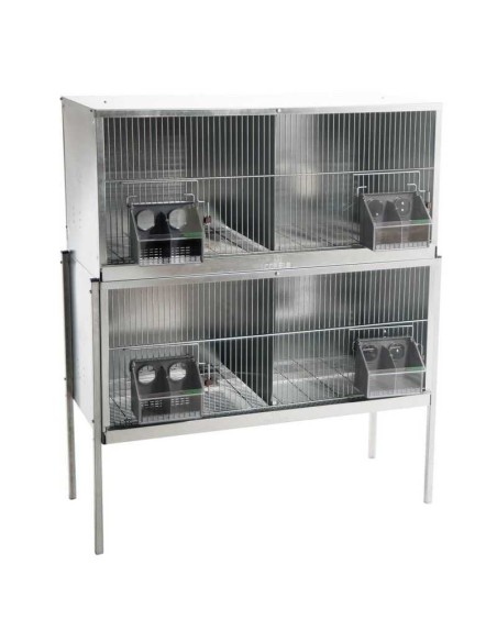 JAULA PELECHERO PARA PALOMAS 4 DEPARTAMENTOS COPELE