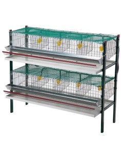 BATERÍA DE JAULAS PARA CODORNICES 8 DEPARTAMENTOS COPELE
