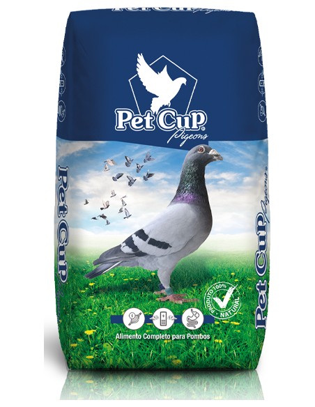 MIXTURA PALOMOS VIUDOS PET CUP - 25 KG