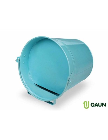 BEBEDERO CUBO METÁLICO PINTADO AZUL 12 LITROS GAUN - 12 LITROS / AZUL