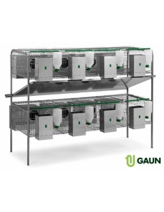 JAULA CONEJOS LIMA 2 PISOS GAUN - 8 NIDOS