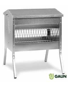 FORRAJERA REFORZADA CON TAPA PARA OVEJAS GAUN - 2 METROS