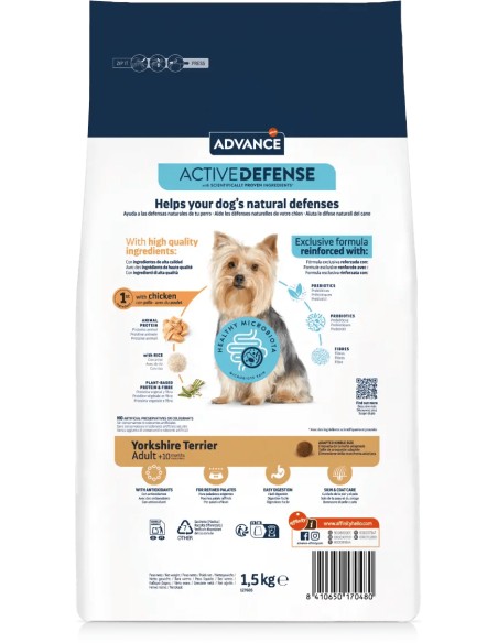 YORKSHIRE TERRIER AFFINITY ADVANCE - 1,5 KG