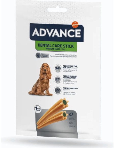 ADVANCE DENTAL STICK MEDIUM PARA PERROS MEDIANOS 720 GR AFFINITY ADVANCE