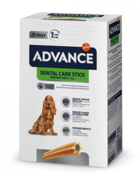 ADVANCE DENTAL STICK MEDIUM PARA PERROS MEDIANOS 720 GR AFFINITY ADVANCE