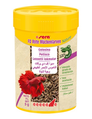 FD LARVAS ROJAS DE MOSQUITO NATURE SERA