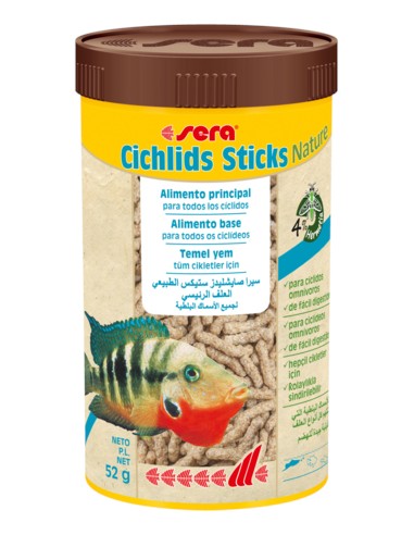 CICHLIDS STICKS NATURE SERA