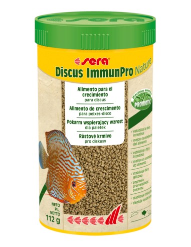DISCUS IMMUNPRO NATURE SERA - 250 ML (112 GR)
