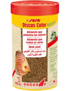 DISCUS COLOR NATURE SERA - 250 ML (105 GR)