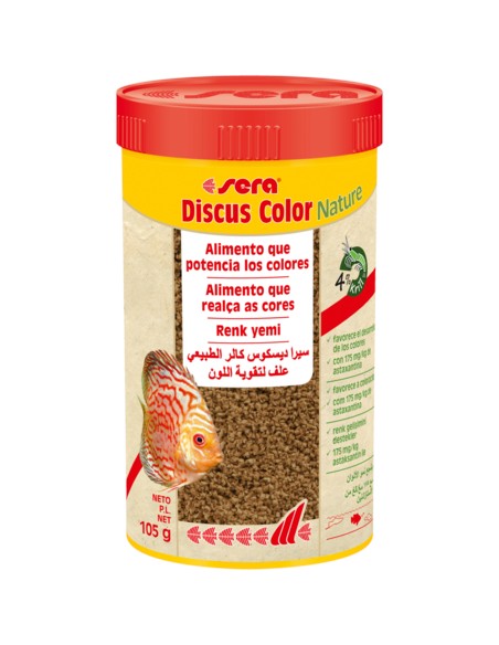 DISCUS COLOR NATURE SERA - 250 ML (105 GR)