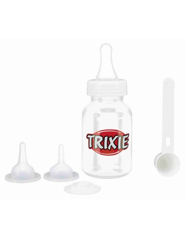SET BIBERÓN PERROS Y GATOS TRIXIE - 120 ML