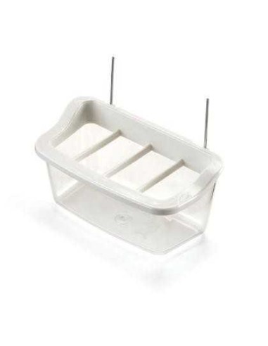 COMEDERO CON REJILLA LISA - 11 CM