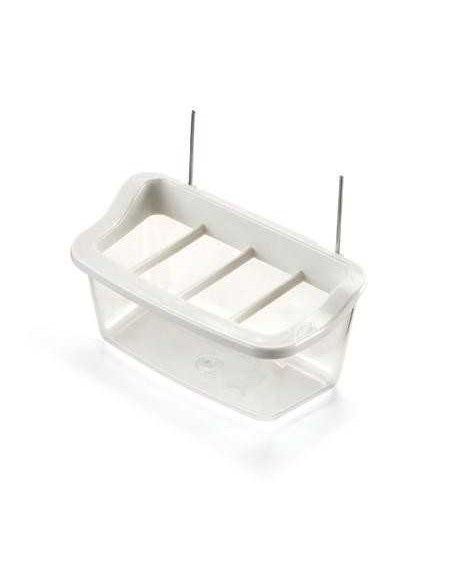 COMEDERO CON REJILLA LISA - 11 CM