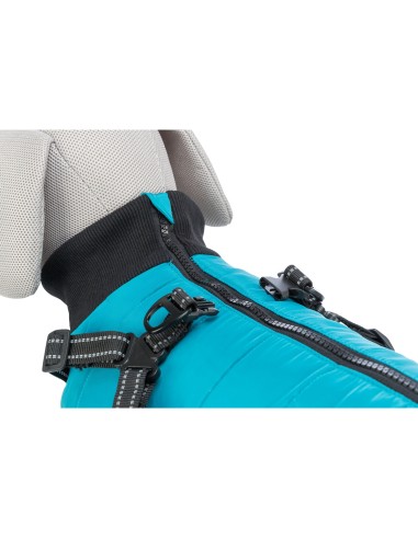 ABRIGO PONTIS AGUAMARINA CON ARNÉS TRIXIE