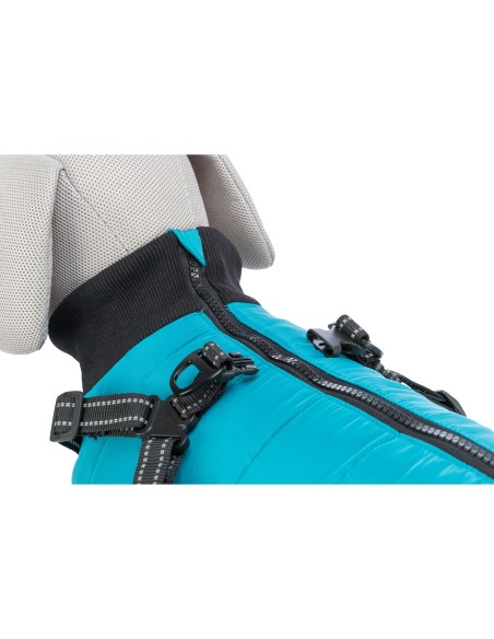 ABRIGO PONTIS AGUAMARINA CON ARNÉS TRIXIE