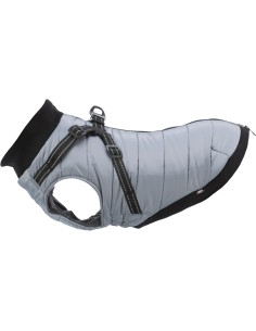 ABRIGO PONTIS GRIS CON ARNÉS TRIXIE