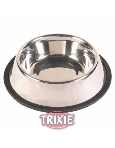 COMEDERO ACERO INOX ANTIDESLIZANTE TRIXIE