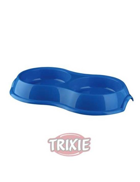 COMEDERO DOBLE LIGERO TRIXIE - 2 X Ø11 CM / 200 ML