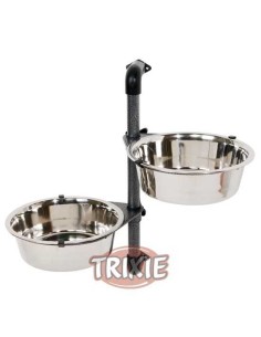 SOPORTE FIJACIÓN PARED TRIXIE - 2 X 2,8 L / Ø24 CM