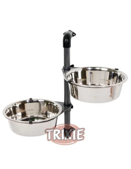 SOPORTE FIJACIÓN PARED TRIXIE - 2 X 2,8 L / Ø24 CM