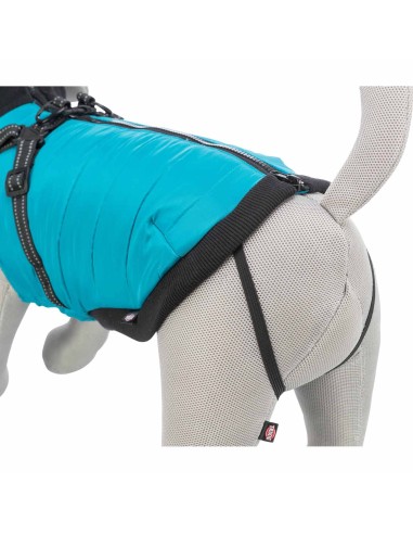 ABRIGO PONTIS AGUAMARINA CON ARNÉS TRIXIE