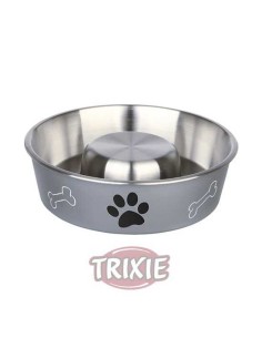 COMEDERO PLÁSTICO SLOW FEED TRIXIE - 1,4 L / Ø21 CM