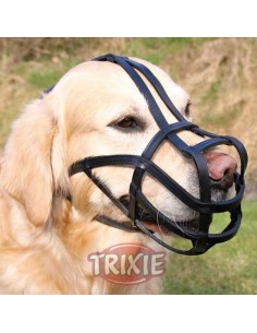 BOZAL CON CINTAS DE CUERO TRIXIE
