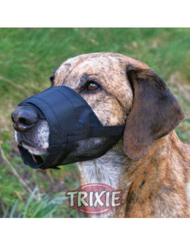 BOZAL NYLON CON MALLA COSIDA TRIXIE