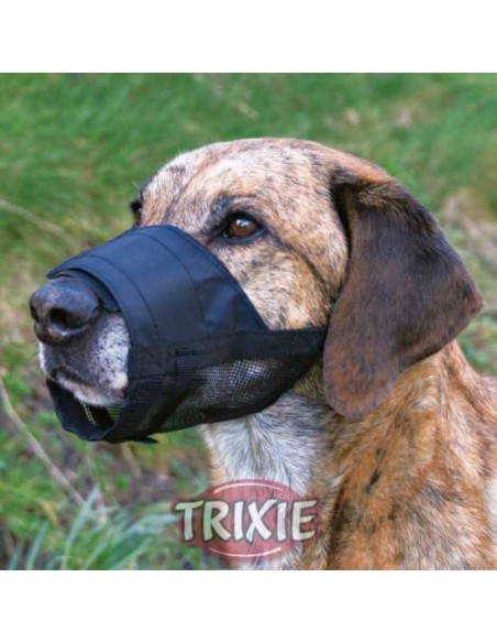 BOZAL NYLON CON MALLA COSIDA TRIXIE