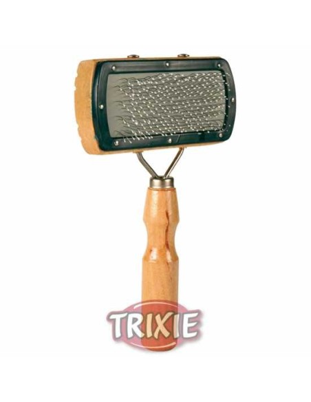 CARDA BLANDA MANGO MADERA TRIXIE - 10 X 18 CM