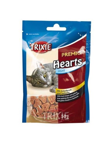 PREMIO HEARTS PATO Y MERLUZA TRIXIE - 50 GR