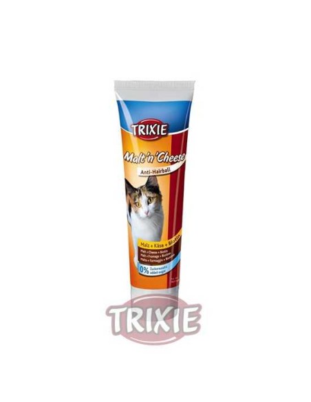 ANTI BOLAS DE PELO MALTA QUESO TRIXIE - 100 GR
