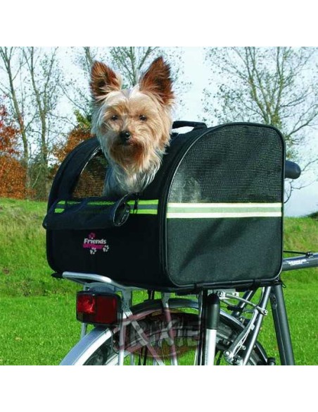 TRANSPORTÍN TRASERO BICIS TRIXIE - NEGRO