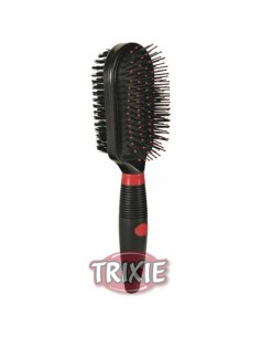 CEPILLO PERRO DE PLÁSTICO DOBLE CARA TRIXIE - 6 X 24 CM