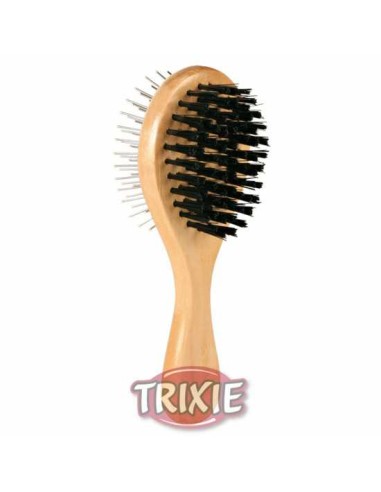 CEPILLO CARDA MADERA DOBLE TRIXIE
