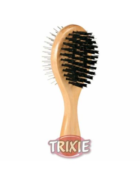 CEPILLO CARDA MADERA DOBLE TRIXIE