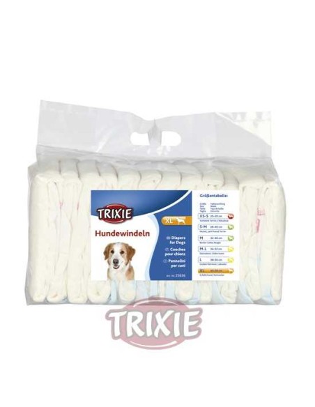 PAÑALES PERRO ULTRA ABSORBENTES (12 UNIDADES) TRIXIE