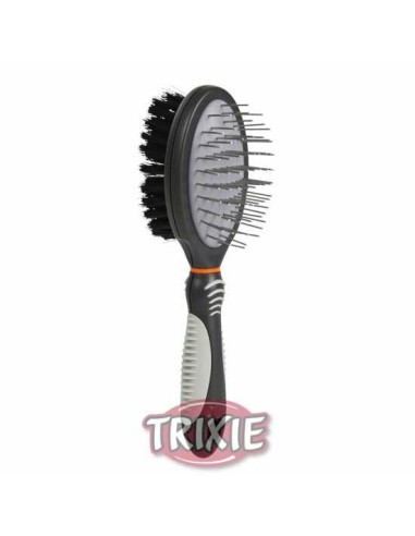 CEPILLO Y CARDA DOBLE CARA TRIXIE