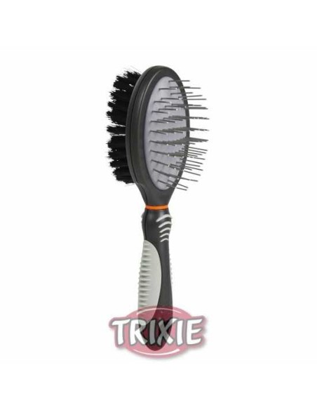 CEPILLO Y CARDA DOBLE CARA TRIXIE