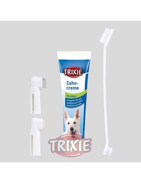 SET HIGIENE DENTAL PARA PERROS TRIXIE