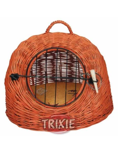 TRANSPORTÍN MIMBRE GATOS/PERRO TRIXIE