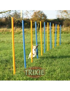 ESLALOM PARA AGILITY TRIXIE - AZUL / NARANJA
