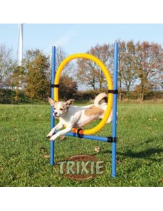 ARO PARA AGILITY TRIXIE - AZUL / NARANJA