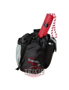 MOCHILA NYLON PORTAJUGUETES TRIXIE - NEGRO