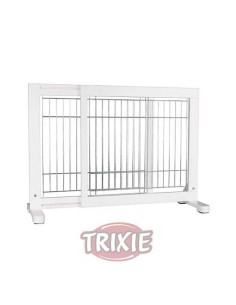 BARRERA DE MADERA BLANCA TRIXIE - 61–108 X 61 X 31 CM