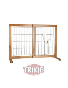 BARRERA EXTENSIBLE DE MADERA CON PUERTA TRIXIE - 61-103 X...