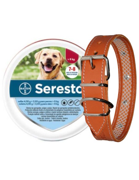 SERESTO + COLLAR CUERO TUYNEC