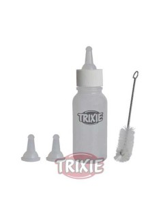 MINI BIBERÓN CACHORROS CON CEPILLO TRIXIE - 57 ML