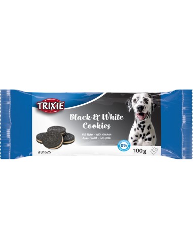 GALLETAS BLANCO Y NEGRO Ø4 CM (4 GALLETAS) TRIXIE